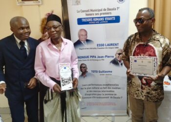 Distinction : Laurent Esso, Toto Guillaume et Jean Pierre Dikongue Pipa, honorés par le Conseil Municipal de Douala 1er